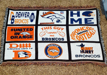 Load image into Gallery viewer, custom 9 panel throw blanket