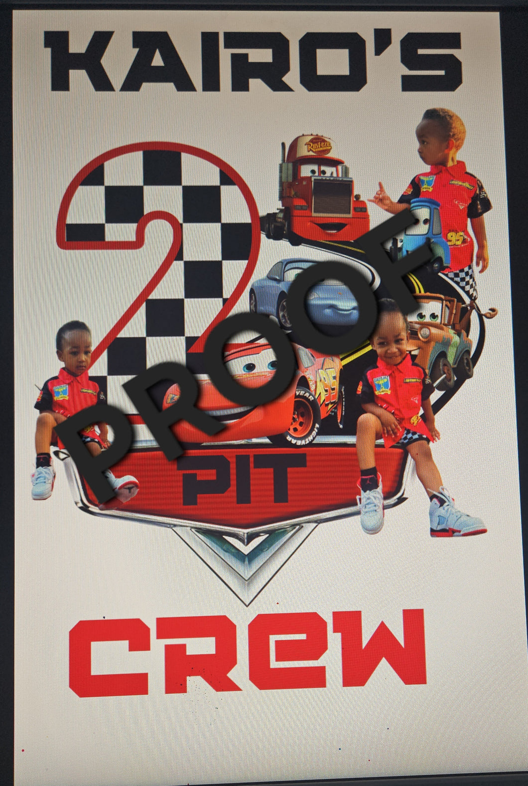 Kairo's 2nd birthday shirts