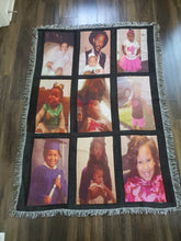 Load image into Gallery viewer, custom 9 panel throw blanket
