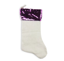 Load image into Gallery viewer, Linen sequin stocking
