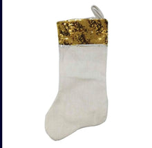 Load image into Gallery viewer, Linen sequin stocking
